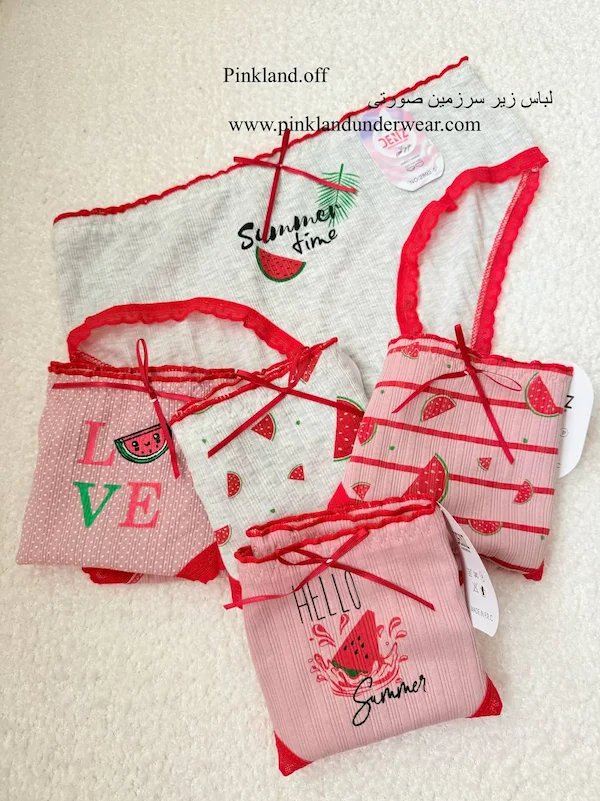 شورت نخی فانتزی طرح هندونه